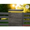 LED BLOCK 504X200x50 MULTI STANDARD, KOLORY: antracyt, czarna, brązowa, INOX